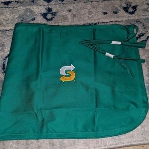 NWOT‎ Subway employee unisex green waist apron bundle
